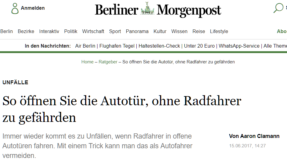 Berliner Morgenpost screenshot 