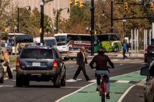 Multi-modal traffic on city street