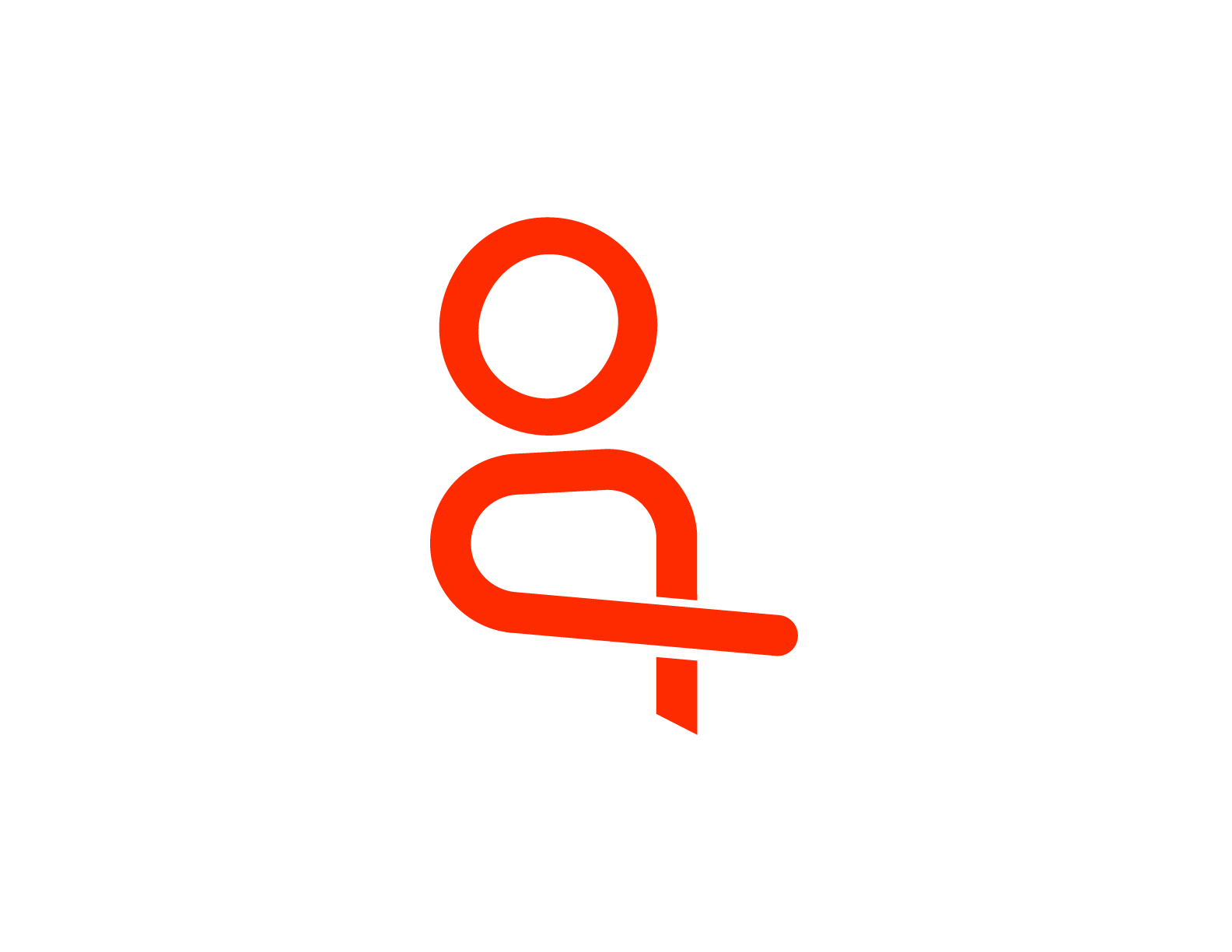 Dutch Reach Icon Master jpg, orange figure on white background.