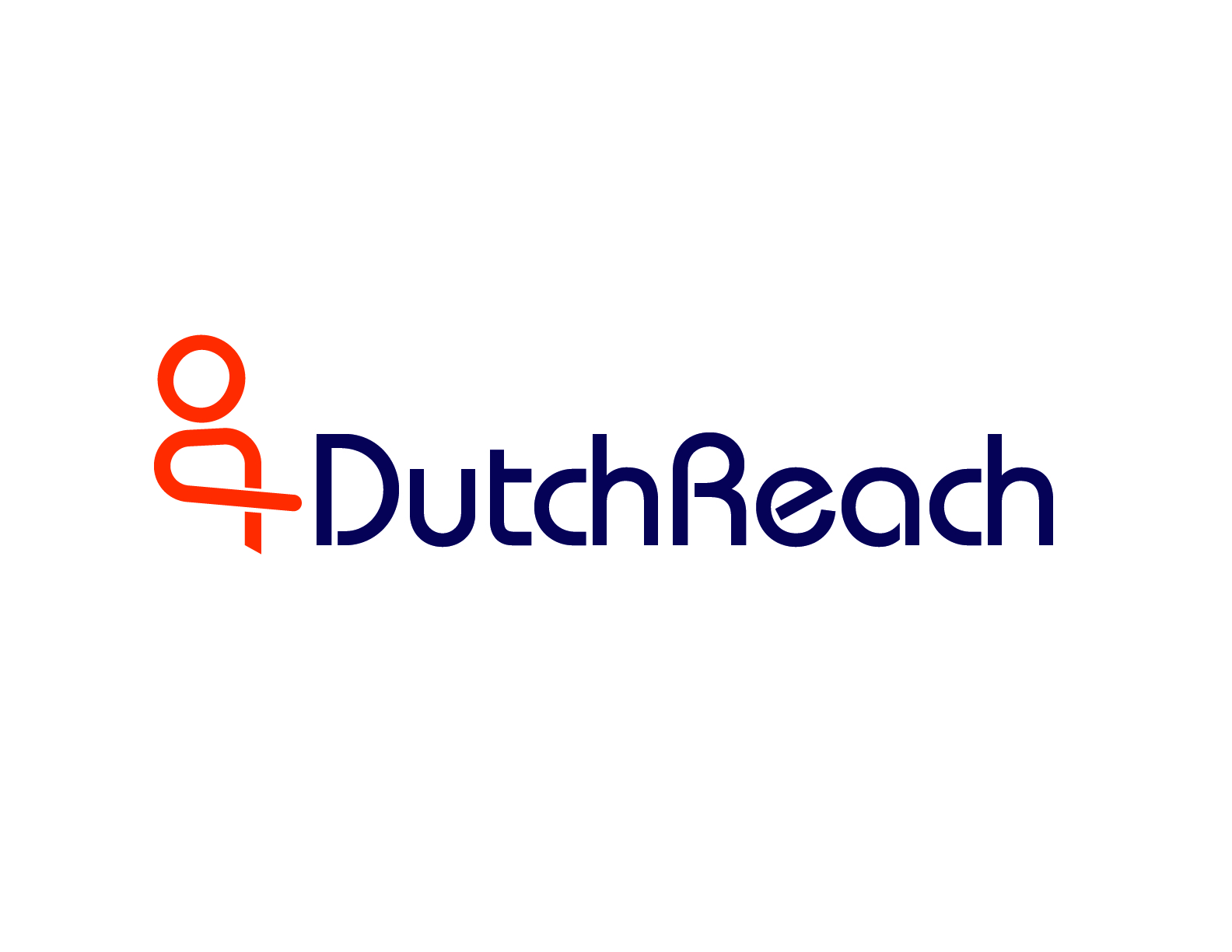 DutchReach Inline Master Logo with inline orange icon preceding dark blue text on clear background as jpg.