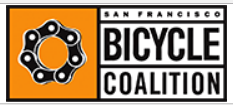  San Francisco Bicycle Coalition logo. SFBC prompted inclusion of the Dutch Reach into road safety videos for truck drivers and Uber ride share drivers.