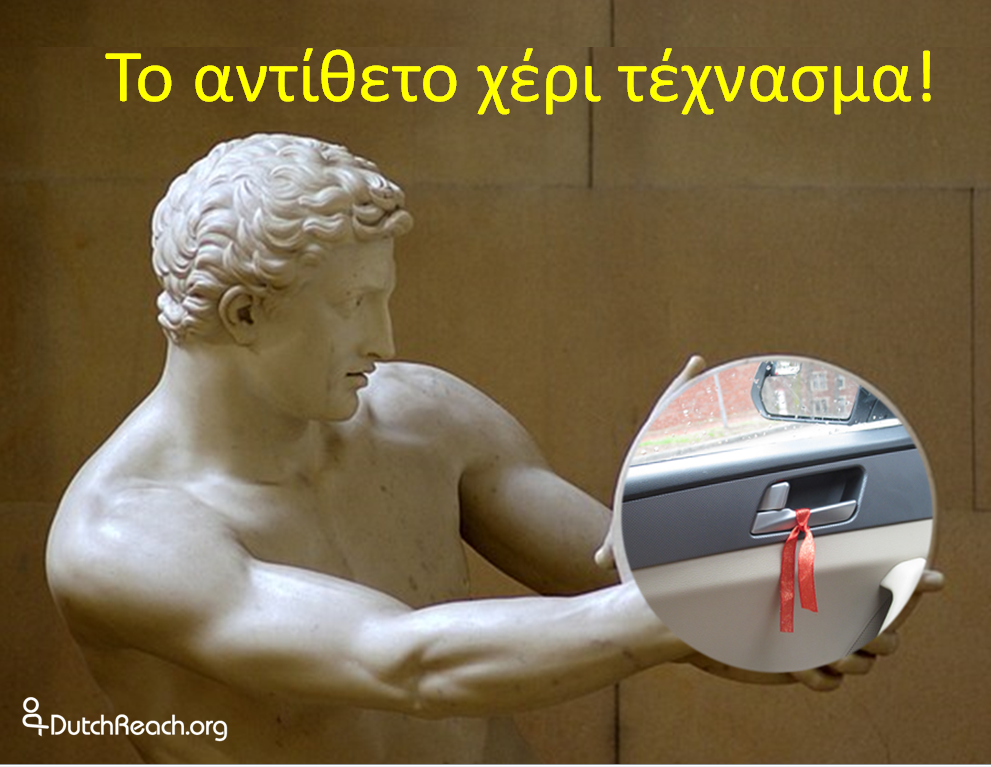 Η "ολλανδική λαβή"; 1. Πιάστε τη λαβή με το μακρινό σας χέρι 2.Σας επιτρέπει να κάνετε ναζήτηση για ποδηλάτες. The Dutch Handle or Reach in Greek, with diagram., also opposite hand trick: Το αντίθετο χέρι τέχνασμα