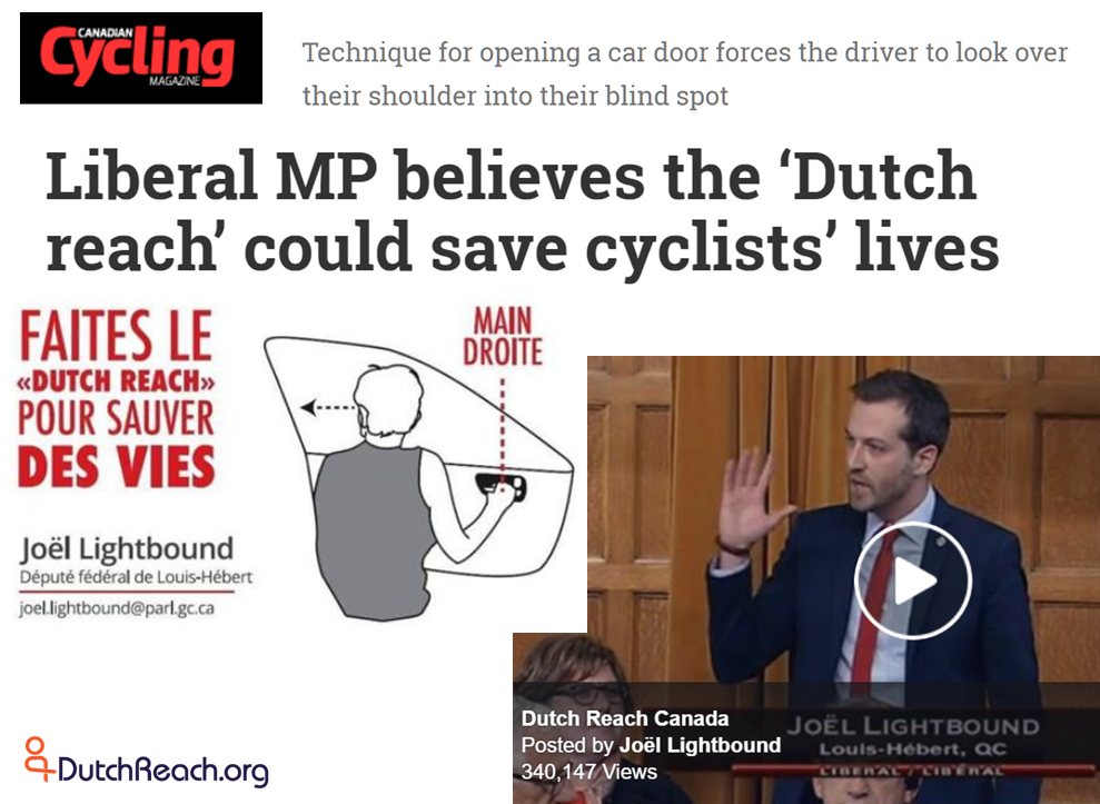 Faites les Dutch Reach pour Sauver des Vies