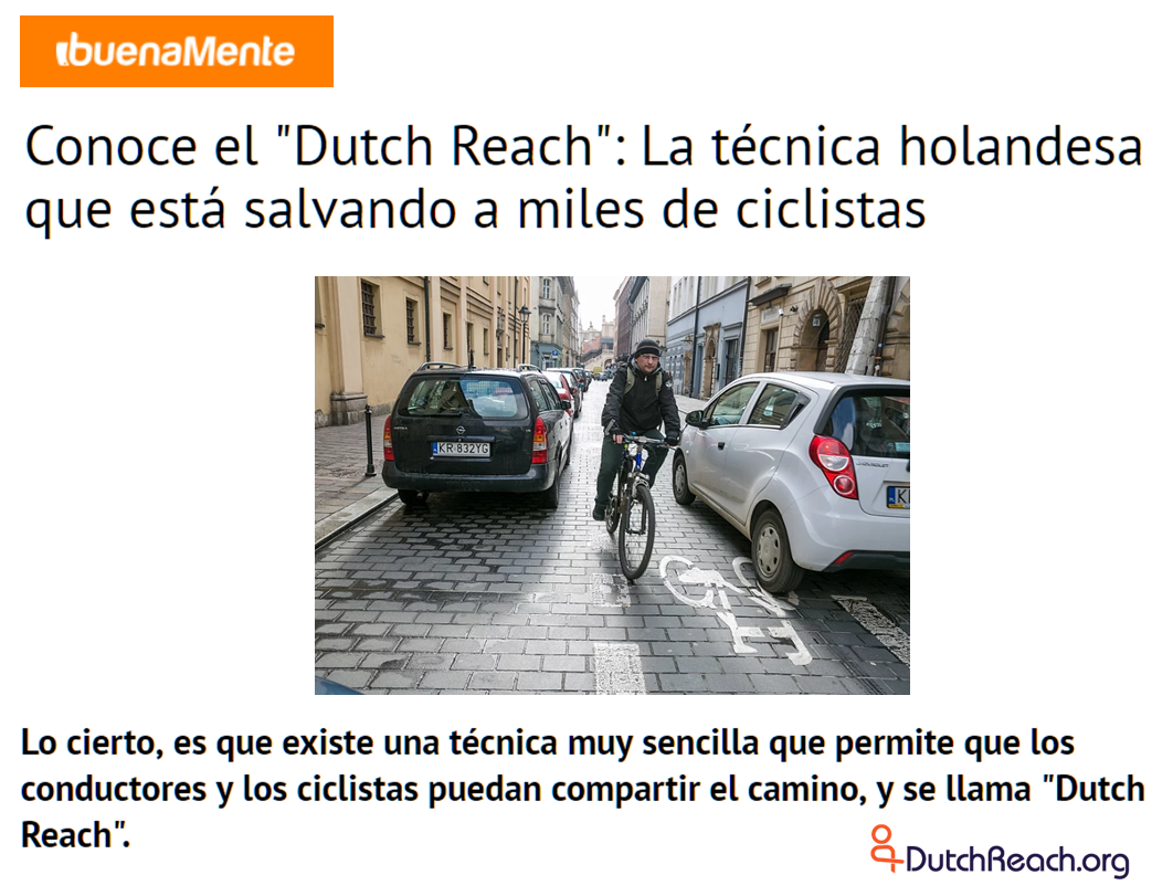 Do you know the Dutch Reach technique which can saves the lives of thousands of cyclists?