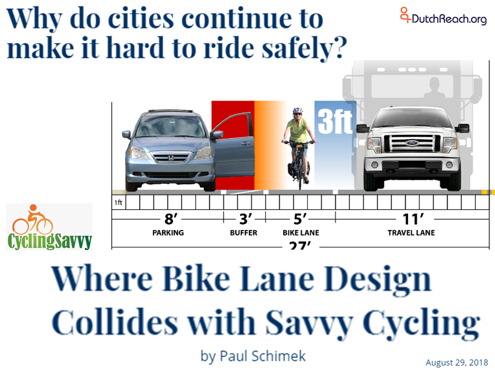 Bike Lane Designing Best Practices to avoid doorings & make cycling safer in cities, for ASHTO NACTO Standards.